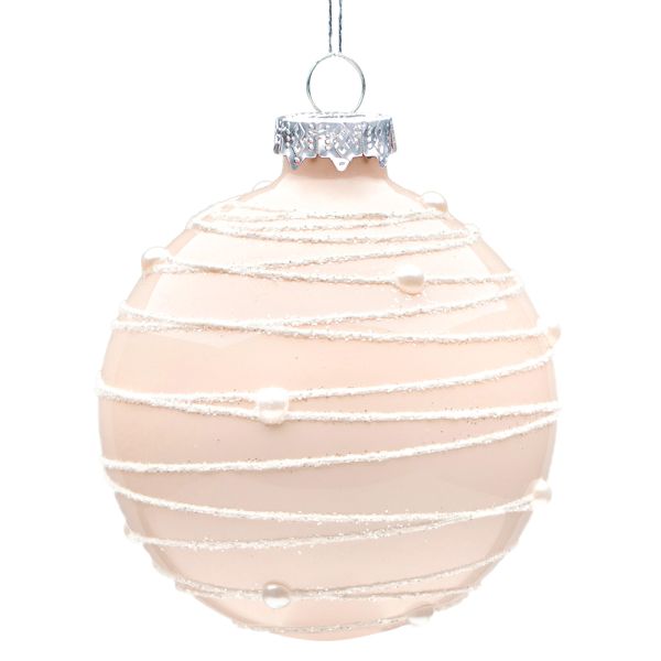 Pallina di Natale in vetro Le Orbite della Dolcezza 10 cm