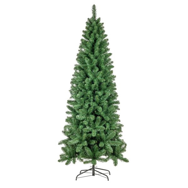 Albero di Natale slim artificiale Iremel-210 cm