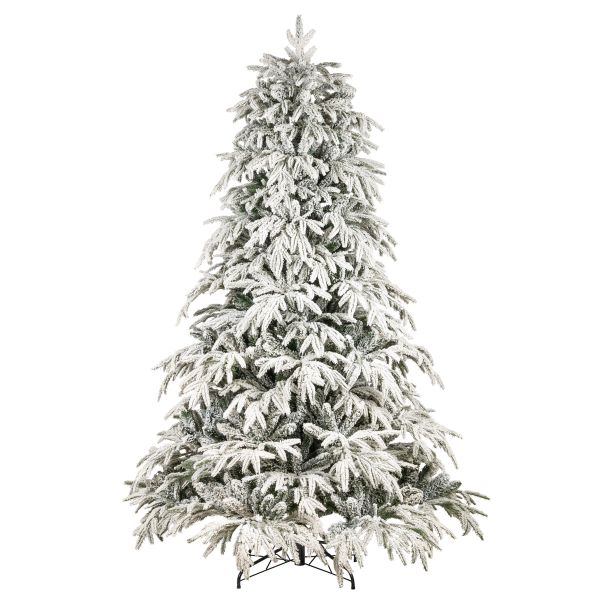 Albero di Natale innevato artificiale Courmayeur-300 cm