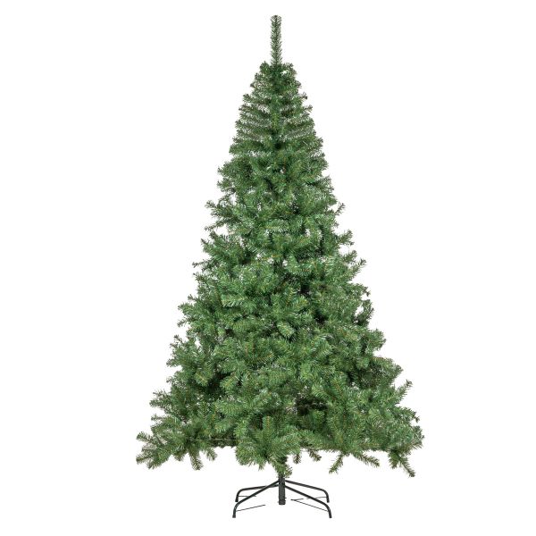 Albero di Natale artificiale verde Ainos-210 cm