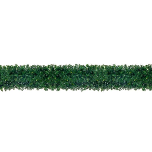 Festone di Natale verde abete Williamsburg 270 cm