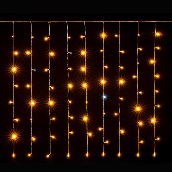Tenda luminosa Iras 192 Led 3 x 1 Mt - Bianco caldo