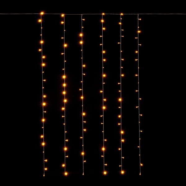 Tenda luminosa Ikeya 132 Led 0,5 x 2,2 Mt - Bianco caldo