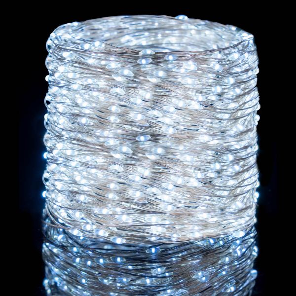 Catena luminosa Crater 480 Micro Led 24 Mt - Bianco Freddo