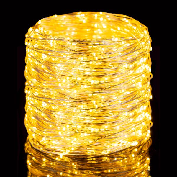 Catena luminosa Crater 480 Micro Led 24 Mt - Bianco Caldo