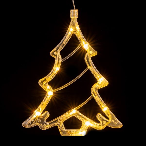 Albero Luminoso Albex 10 Led 20 cm - Bianco caldo