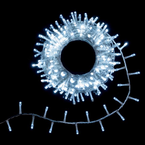Catena luminosa Perseus  300 Led 15 Mt - Bianco Freddo