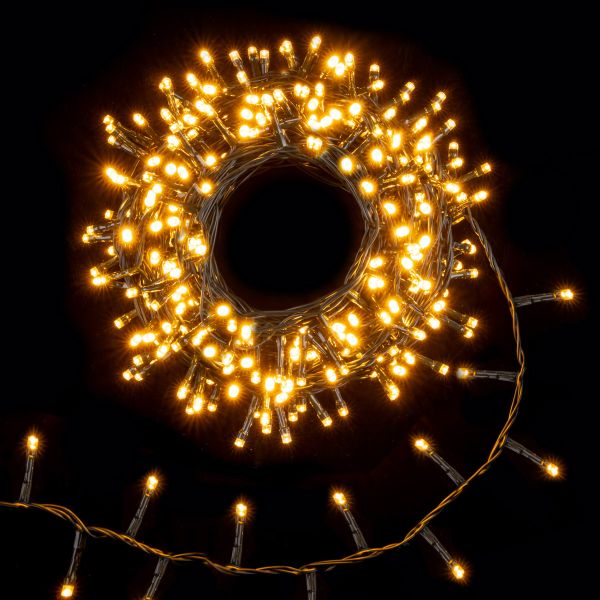 Catena luminosa Auriga  300 Led 15 Mt - Bianco Caldo