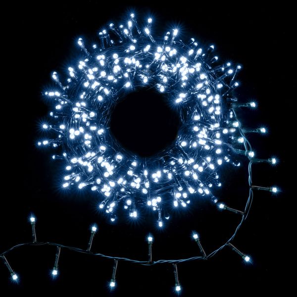 Catena luminosa Andromeda  500 Led 25 Mt - Bianco Freddo
