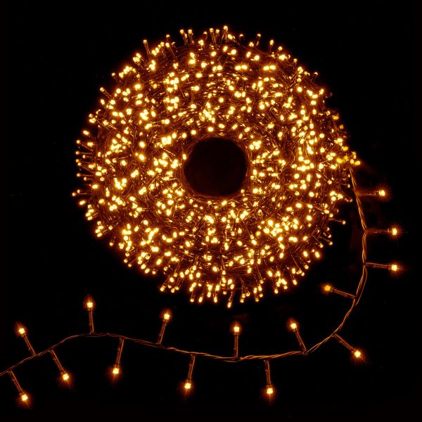 Catena luminosa Hydra 2000 Led 100 Mt - Bianco Caldo