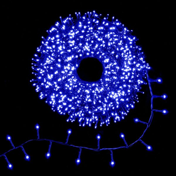 Catena luminosa Hydra 2000 Led 100 Mt - Blu