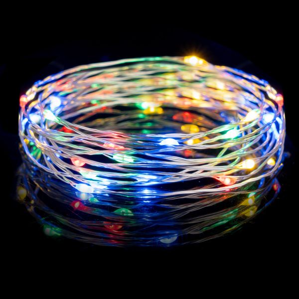 Catena luminosa Sagitta  20 Micro Led 2 Mt - Multicolor
