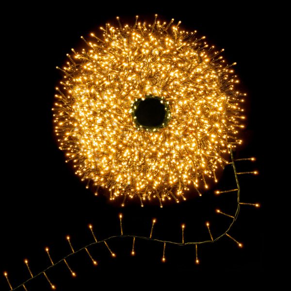 Catena luminosa cluster Virgo 2000 Led 40 Mt - Bianco caldo