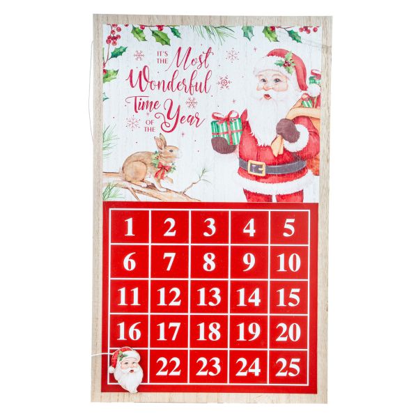 Calendario Avvento Santa e la Scoperta della Natura 45 cm
