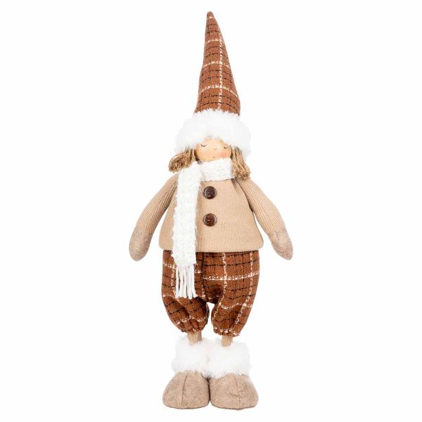Bambino con pantaloni a quadrettoni Zairy 40 cm