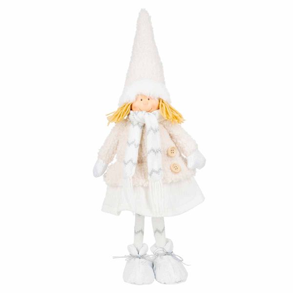 Bambina in bianco Esploratrice dei Ghiacciai 40 cm