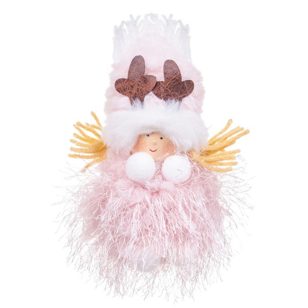 Addobbo Natalizio Boy of Pink Wind 15 cm