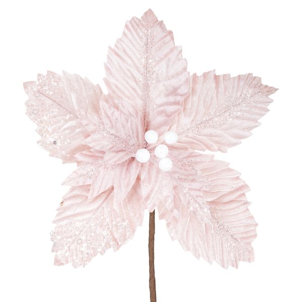 Fiore di Natale rosa Perfume of Presence 33 cm