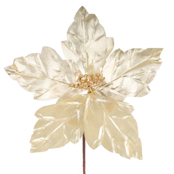 Fiore di Natale oro Bijou Précieux 24 cm