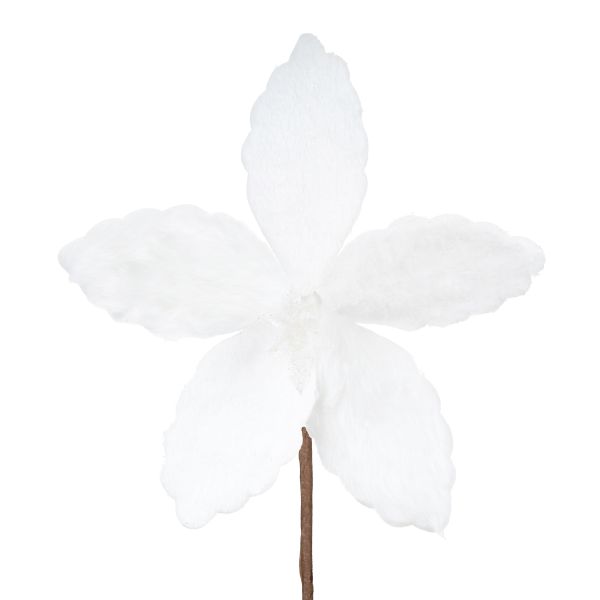Fiore di Natale bianco White Snow Waterfall 24 cm
