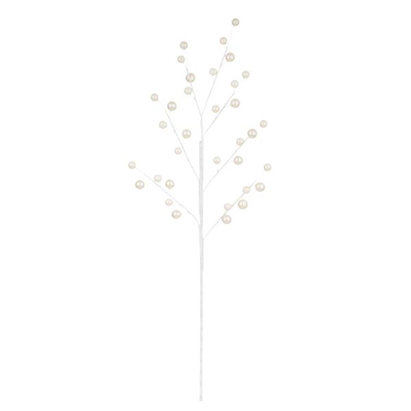 Ramo bianco con perle Vertus Cachées 58 cm