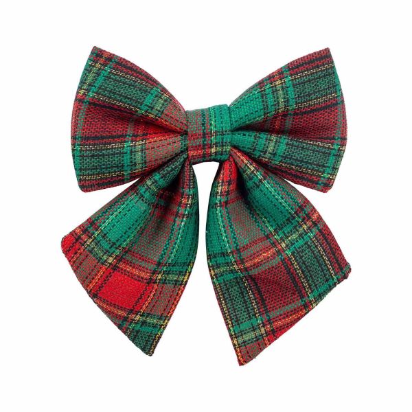Fiocco Natalizio Tartan Prairie Bow 13 cm