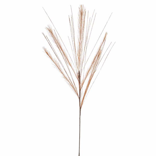 Ramo piumato di Natale bronzo Plume Enchantee 72 cm
