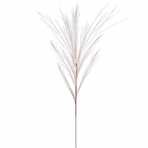 Ramo piumato di Natale rosa Baiser du Soleil 120 cm