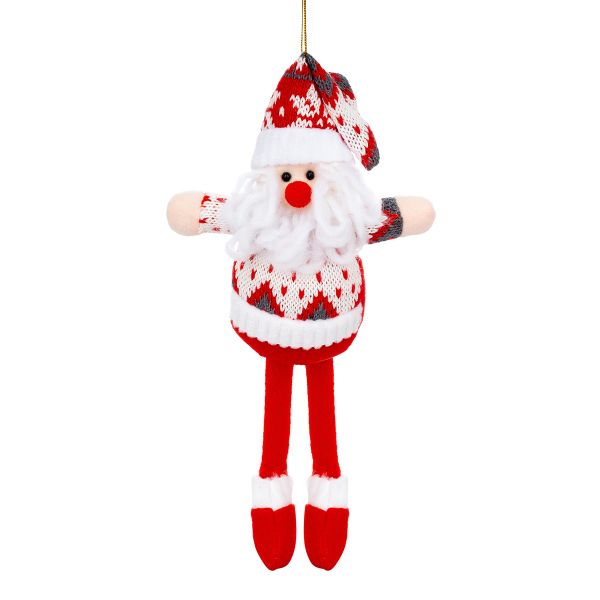 Addobbo Natalizio Santa Claus Snow Beard 28 cm