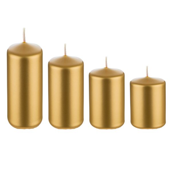 Set 4 Candele Natalizie Melodia di Luce