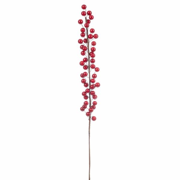 Ramo con bacche rosse Fruits Rouges Magiques 60 cm