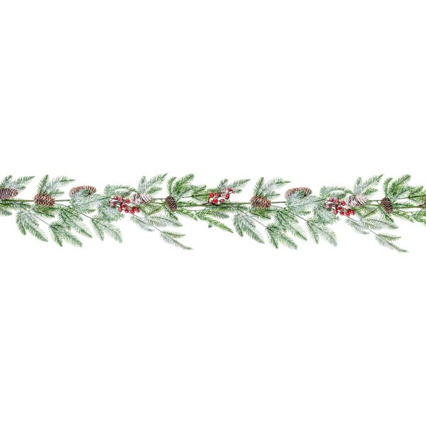 Decorazione natalizia con pigne Corona di Imperatore 170 cm