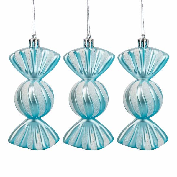 Set 3 Addobbi Natalizi Caramelle Memory Emotion 10 cm