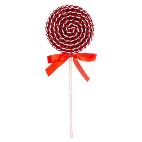 Addobbo Natalizio Lecca Lecca Sugar Glitter 30 cm