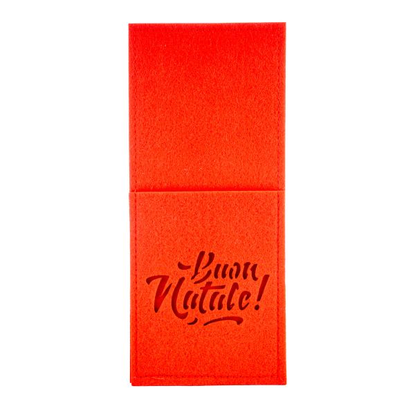 Portaposate Natalizio rosso Dinner Secret 23 cm