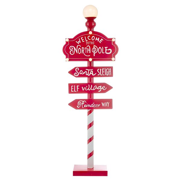 Cartello natalizio Christmas Sign Light 100 cm