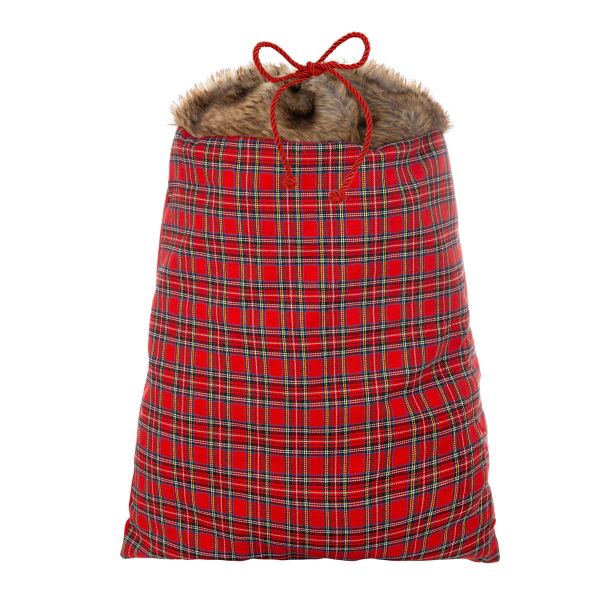 Sacco di Babbo Natale scottish style 68 cm