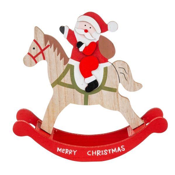 Babbo Natale al galoppolo! 23 cm