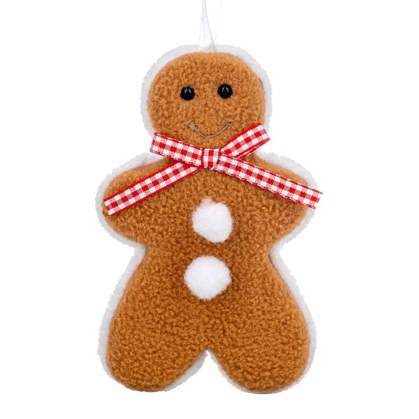 Addobbo Natalizio Gingerbread Sugar Teddy 12 cm