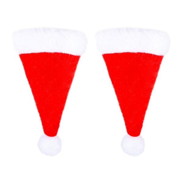 Set 2 Portaposate Cappello di Babbo Natale