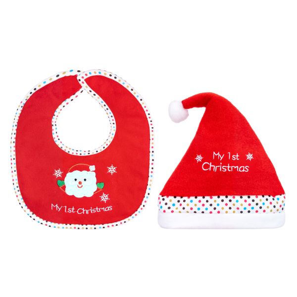Set Bavetta con cappellino Santa with You
