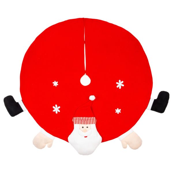 Copri Base Albero di Natale Salto di Santa 114 cm