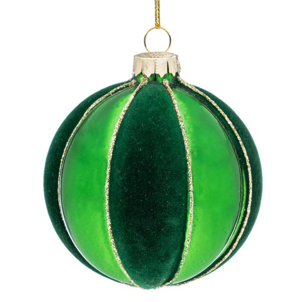 Pallina di Natale in vetro Poeta di Corte 8 cm