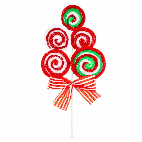 Addobbo Natalizio Lecca lecca Bouquet di Delizie 30 cm