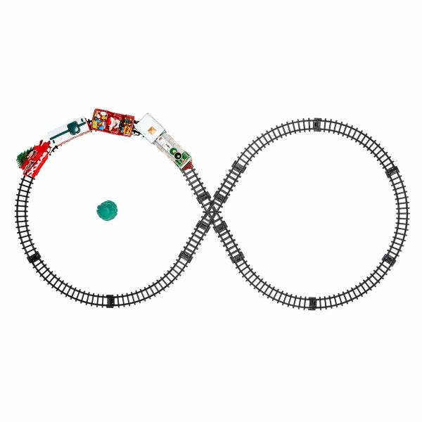 Trenino di Natale Santa Claus 255 cm