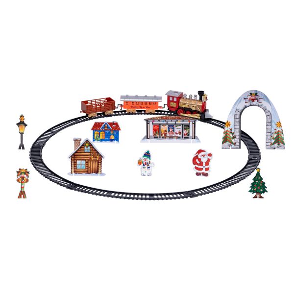 Trenino di Natale Nataland Village 180 cm