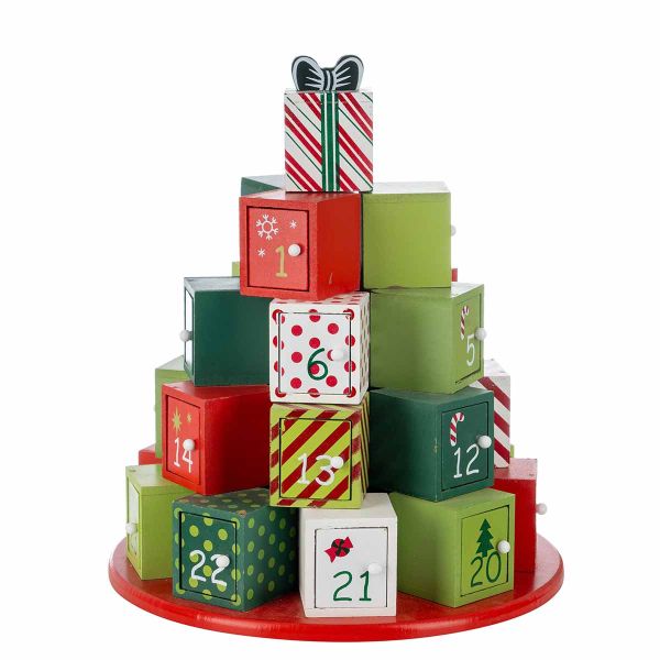 Calendario Avvento Albero delle Scoperte 32 cm
