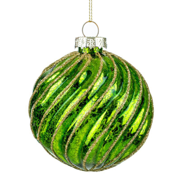 Pallina di Natale in vetro Magical Border Meadow 8 cm