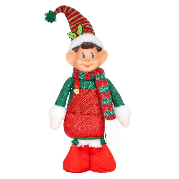 Elfo giovane Kody simpatico boscaiolo 43 cm
