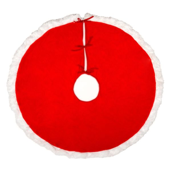 Copri Base Albero di Natale con LED Il Cappello di Santa 100 cm